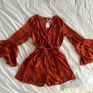 Silky Skort Romper